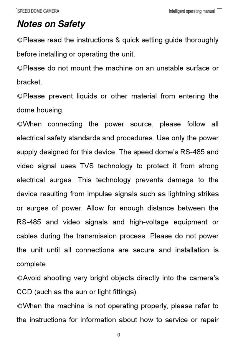 Security Solutions, Inc. VPTZ-100 operating manual