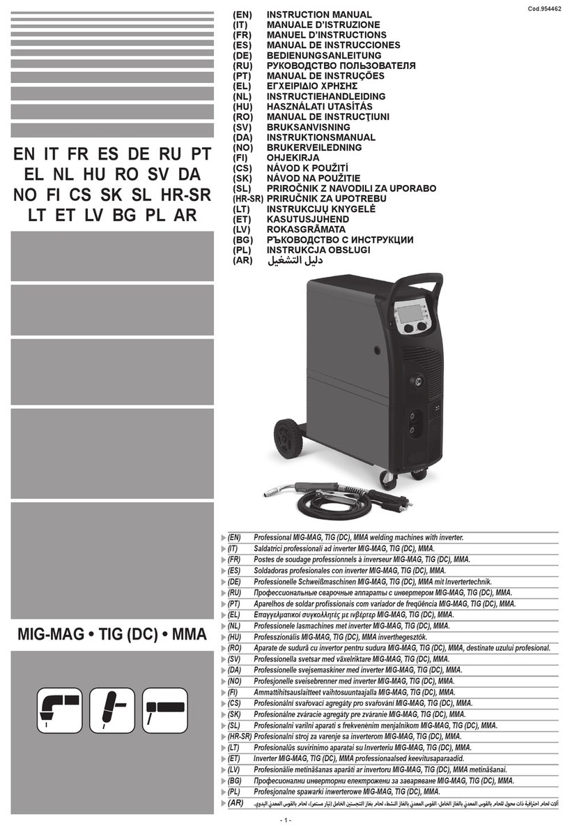 Blueweld GALAXY 400 instruction manual