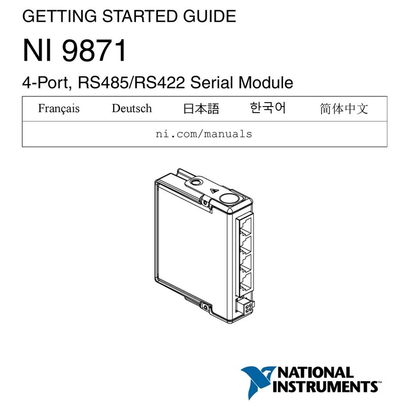 National Instruments 9871 User manual
