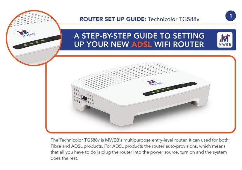 Technicolor TG588v Setup guide