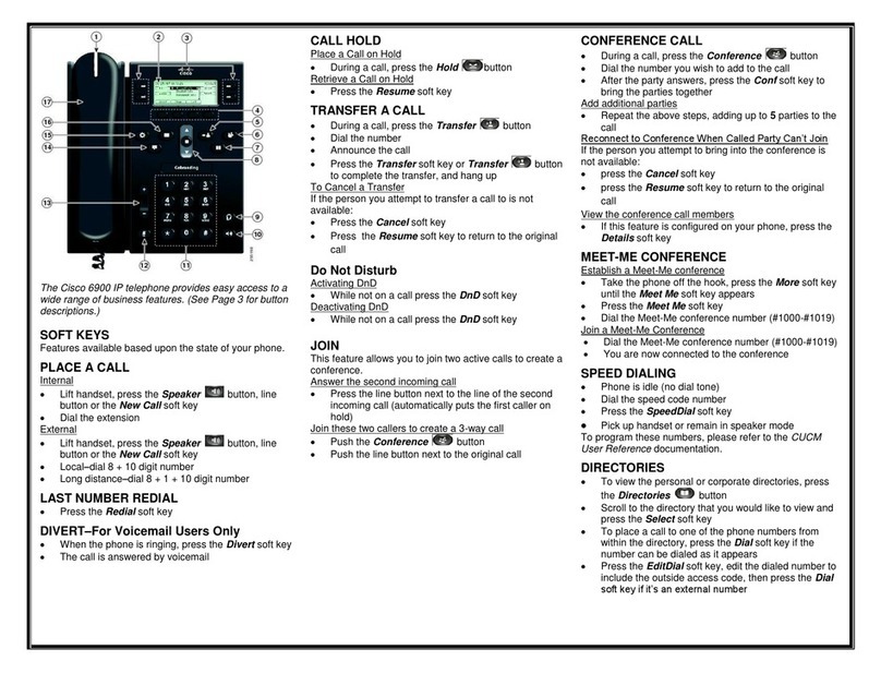 Cisco 6900 Series User manual
