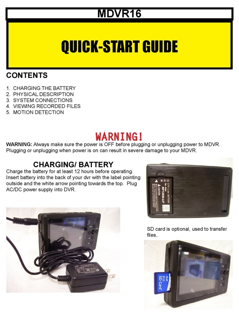 Super Circuits MDVR 16 quick start guide