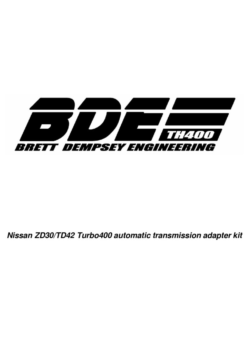 Brett Dempsey Engineering TH400 user manual