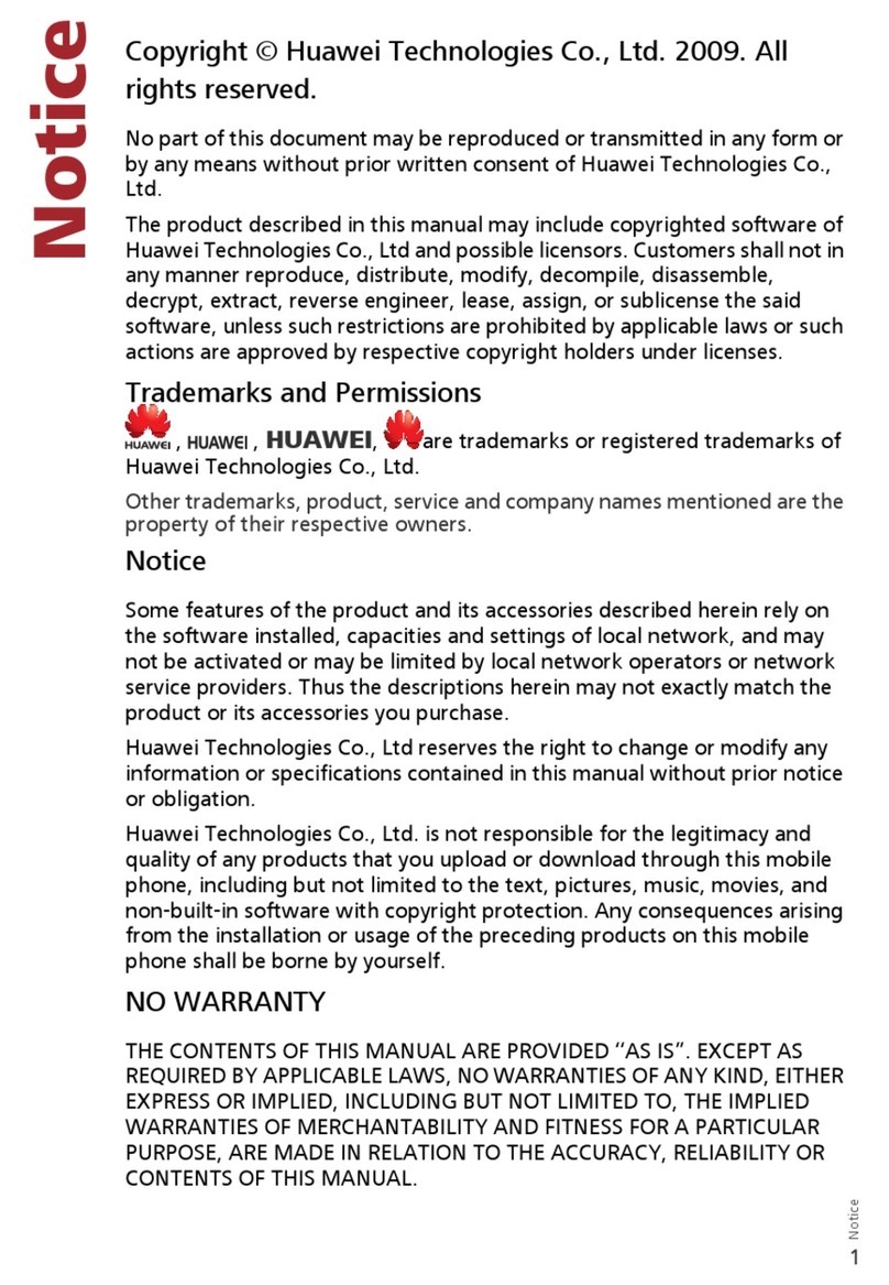 Huawei U8220 User manual Huawei U8220 User manual