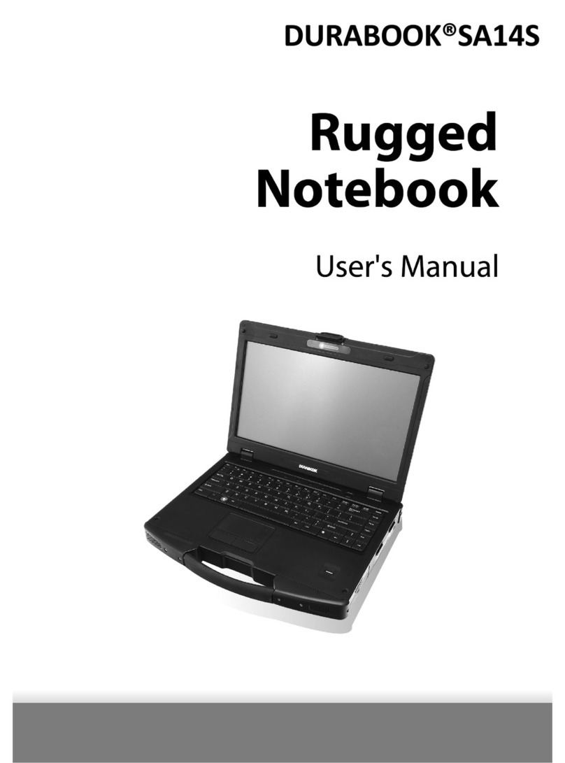 Durabook SA14S User manual