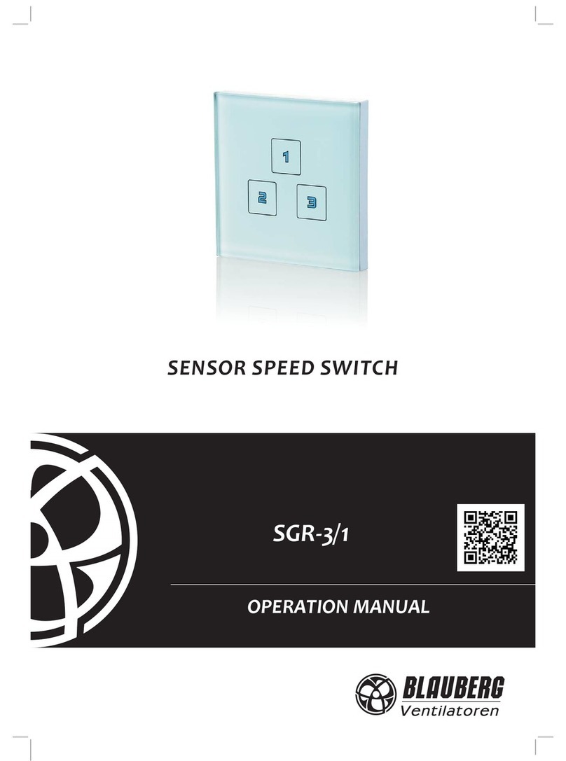 BLAUBERG SGR-3/1 Operation manual
