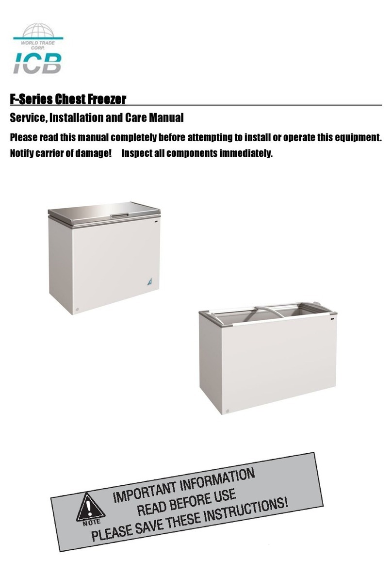 ICB ICBF7.1 Service, installation and care manual