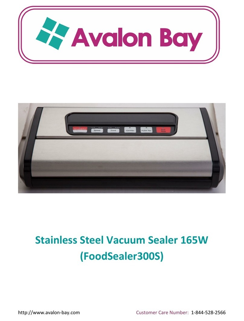 Avalon Bay FoodSealer300S Product guide