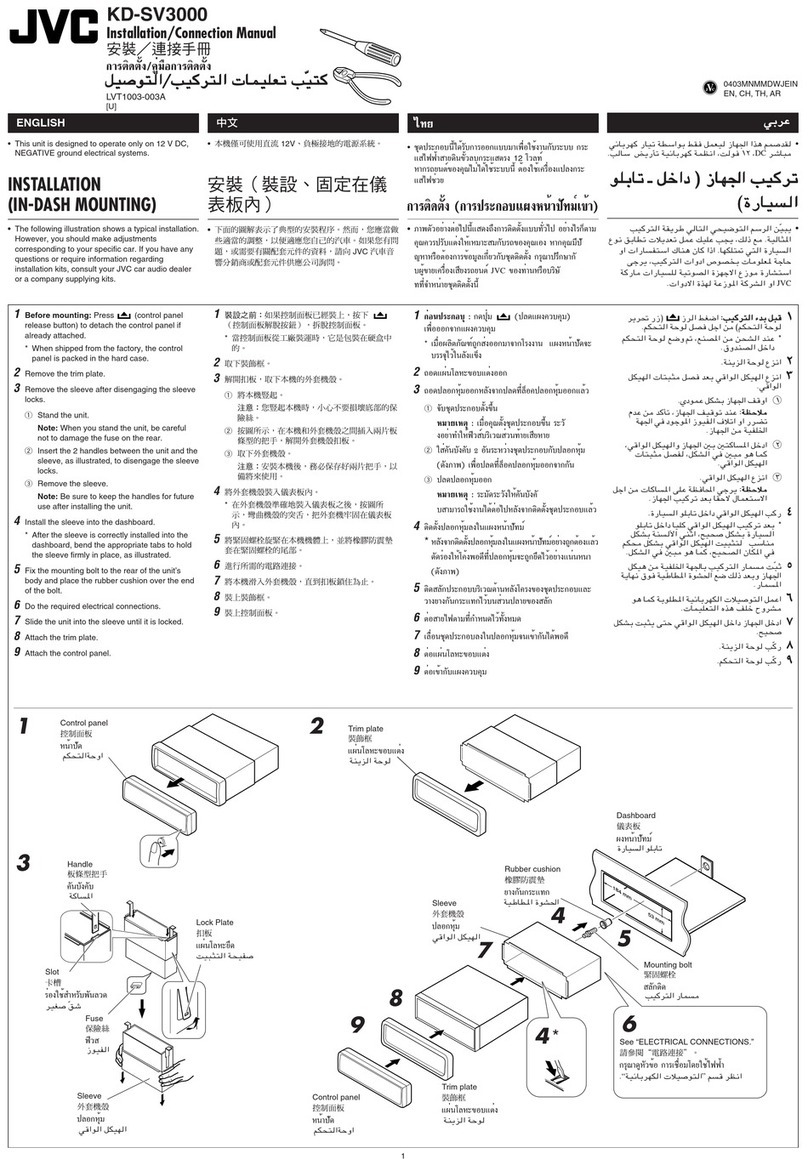 JVC KD-SV3000 Guide