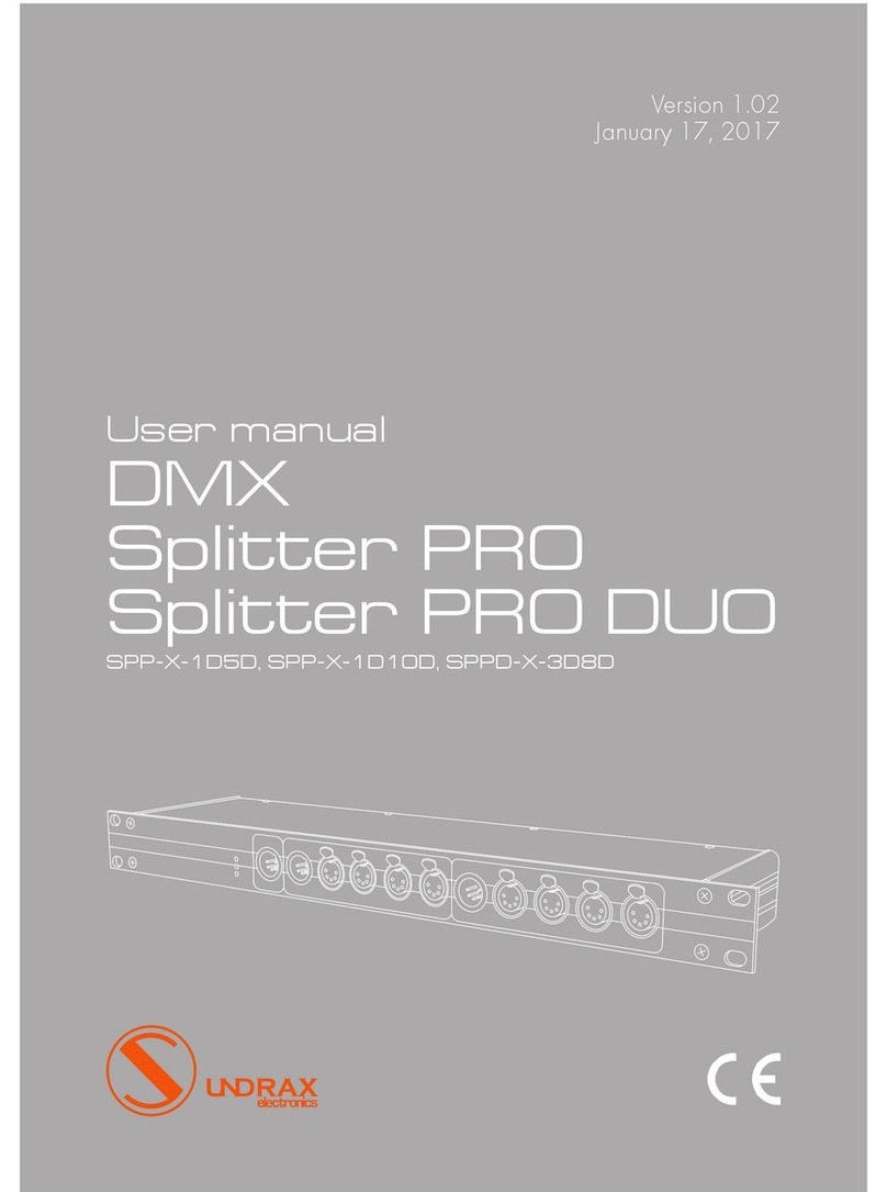 Sundrax Splitter PRO user manual
