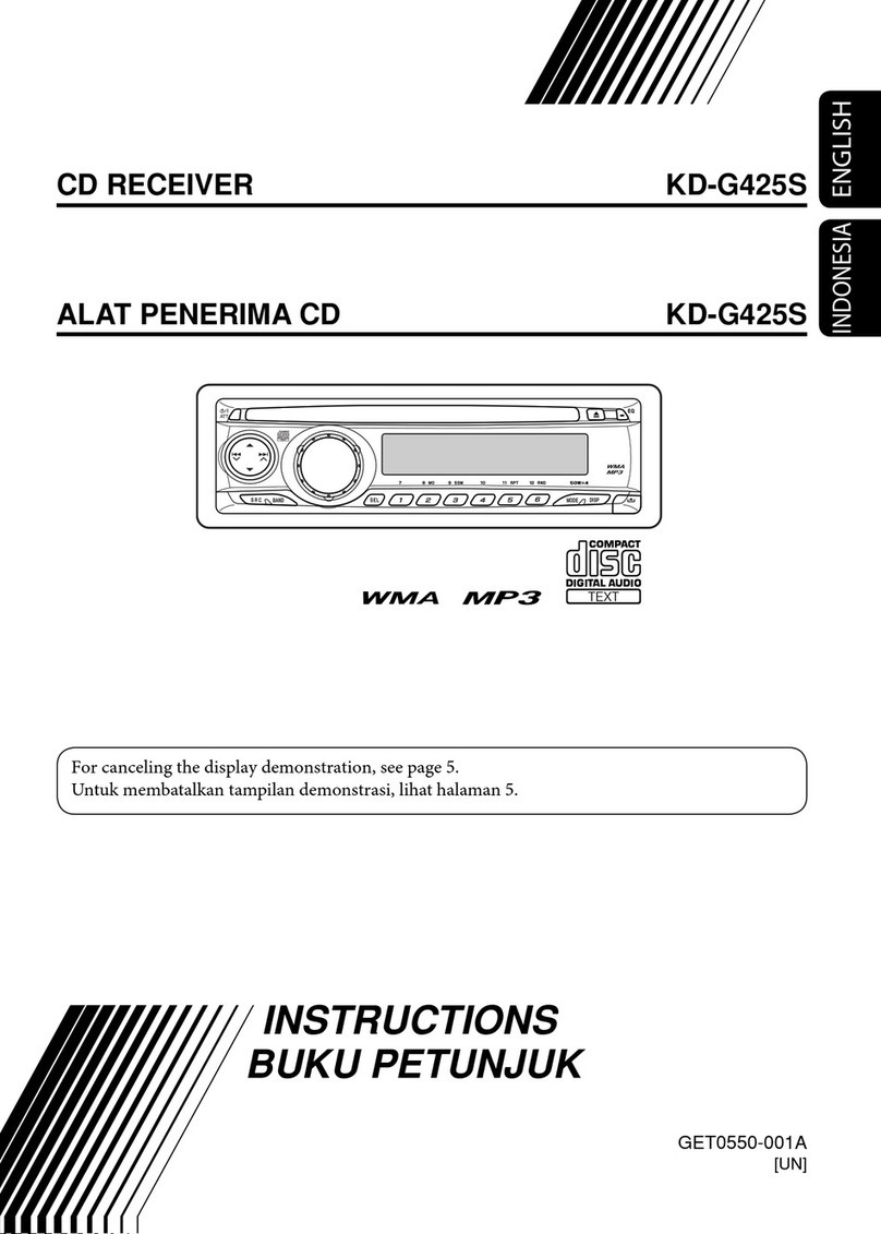 JVC KD-G425S User manual