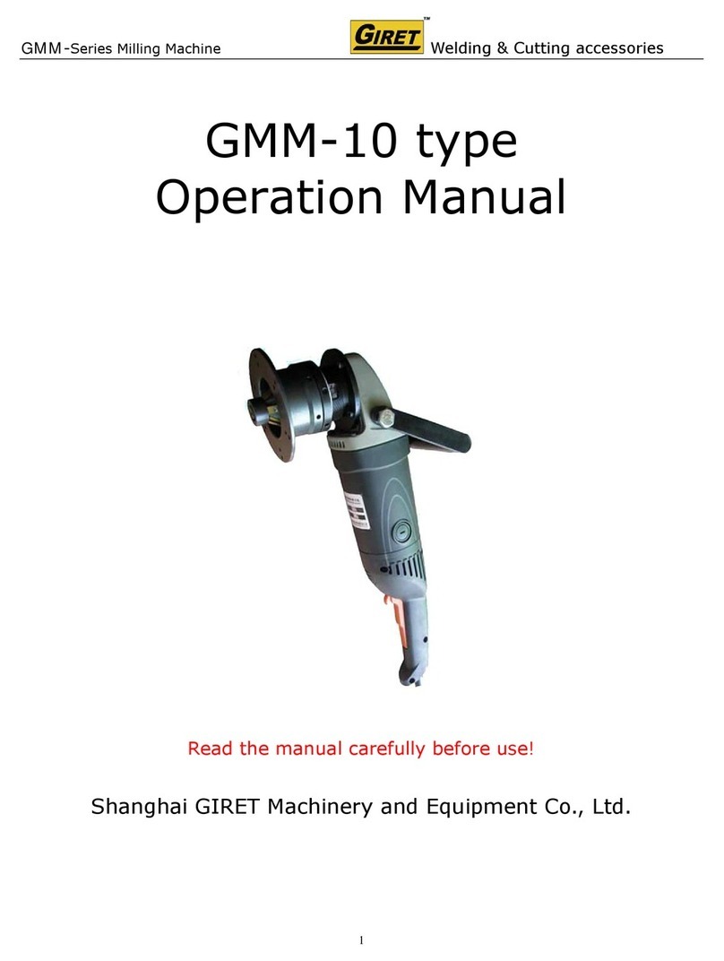 GIRET GMM-10 Operation manual