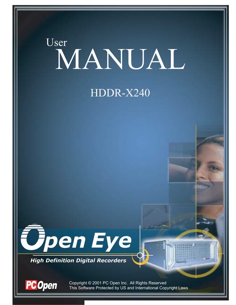 PC Open Open Eye HDDR-X240 user manual