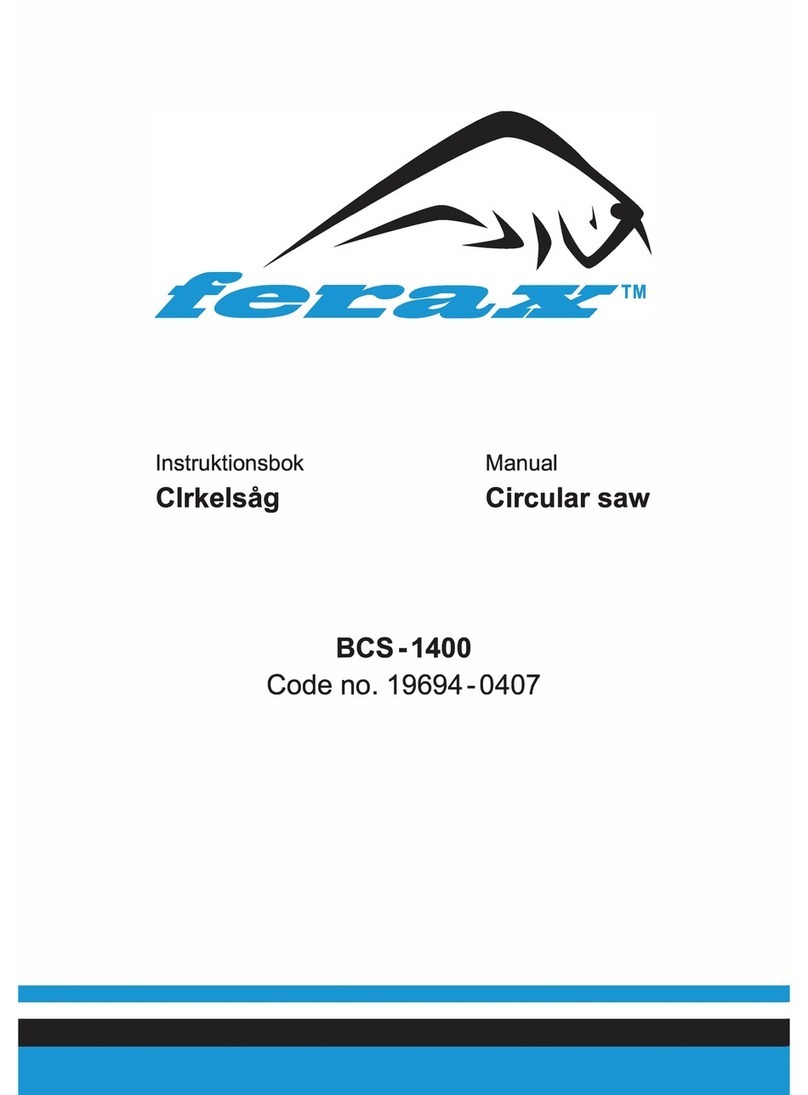 Ferax BCS-1400 User manual