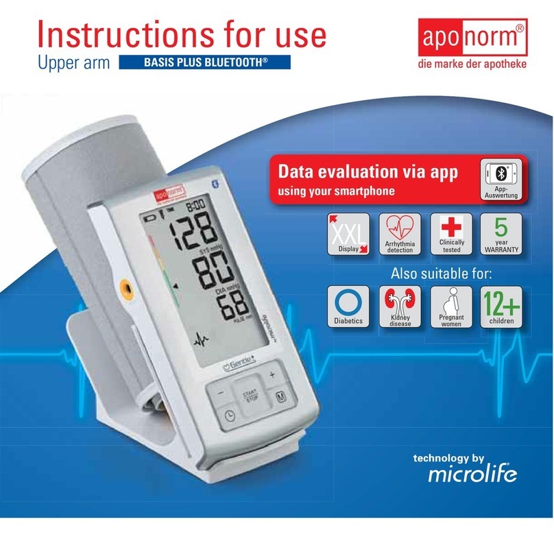 Aponorm BASIS PLUS BLUETOOTH User manual