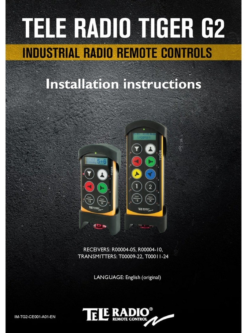Tele Radio Tiger T2 installation instructions