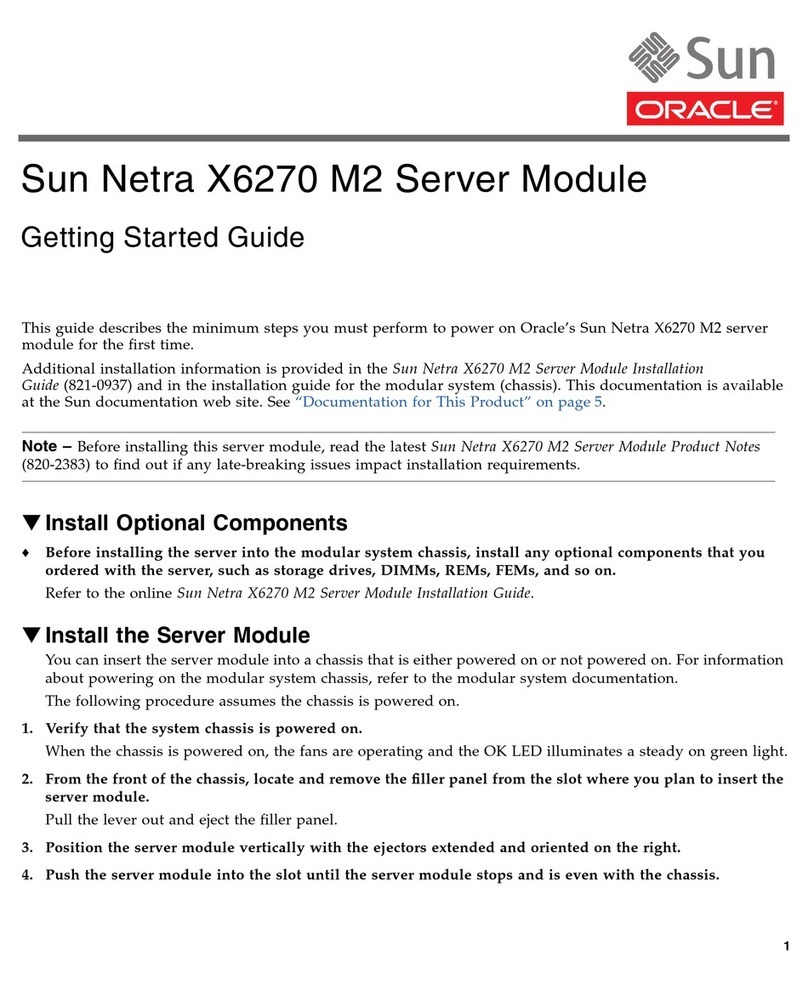 Sun Oracle Netra X6270 User manual