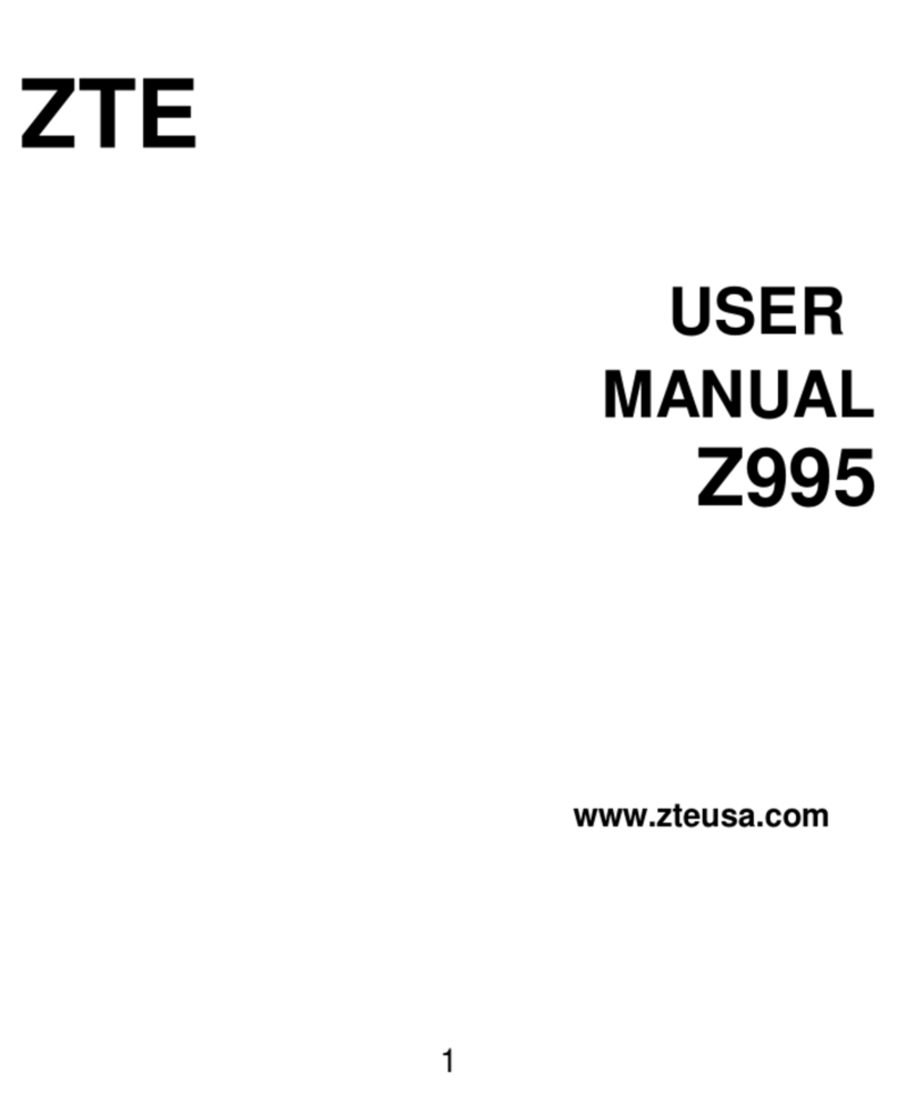 Zte Z995 User manual