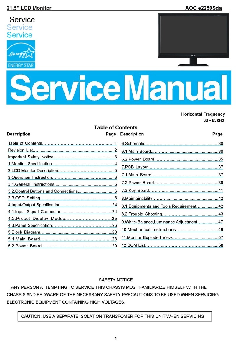 AOC e2250Sda User manual