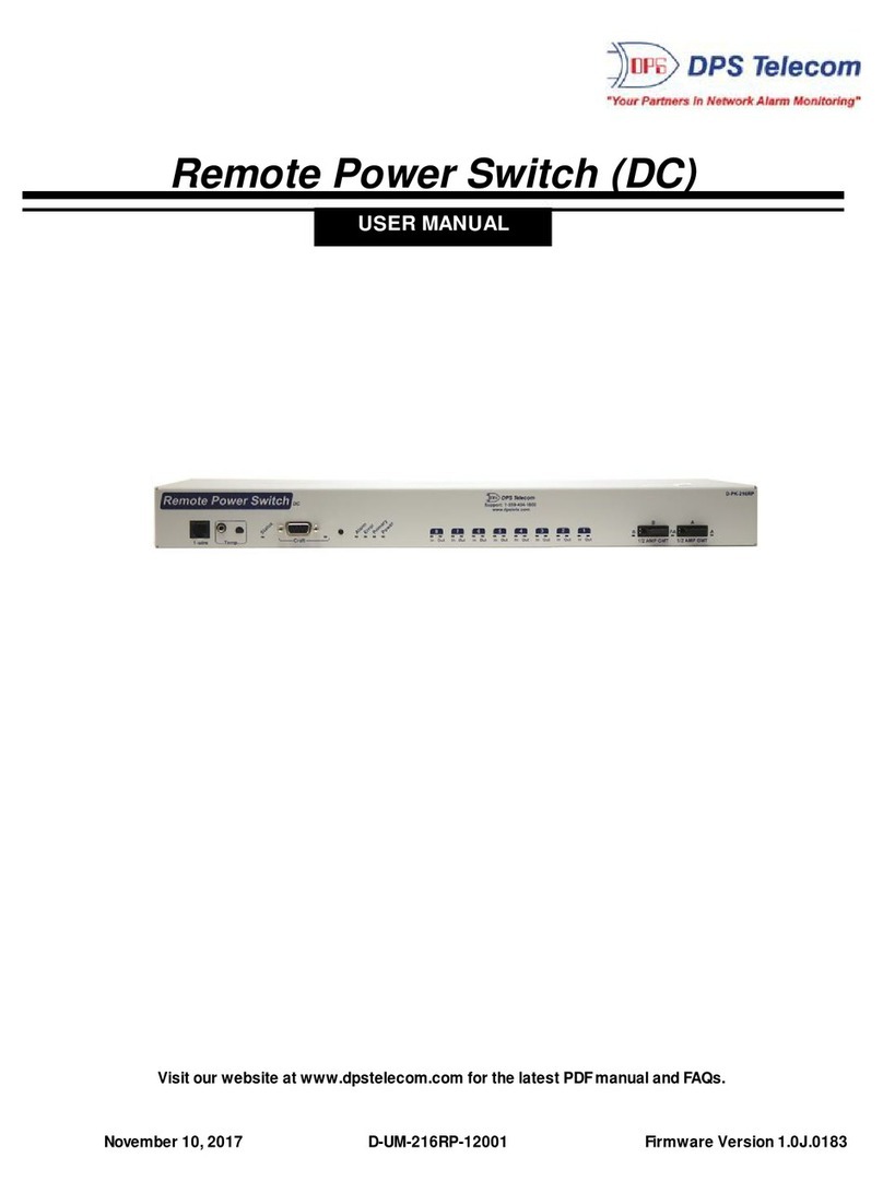 DPS Telecom D-PK-216RP user manual