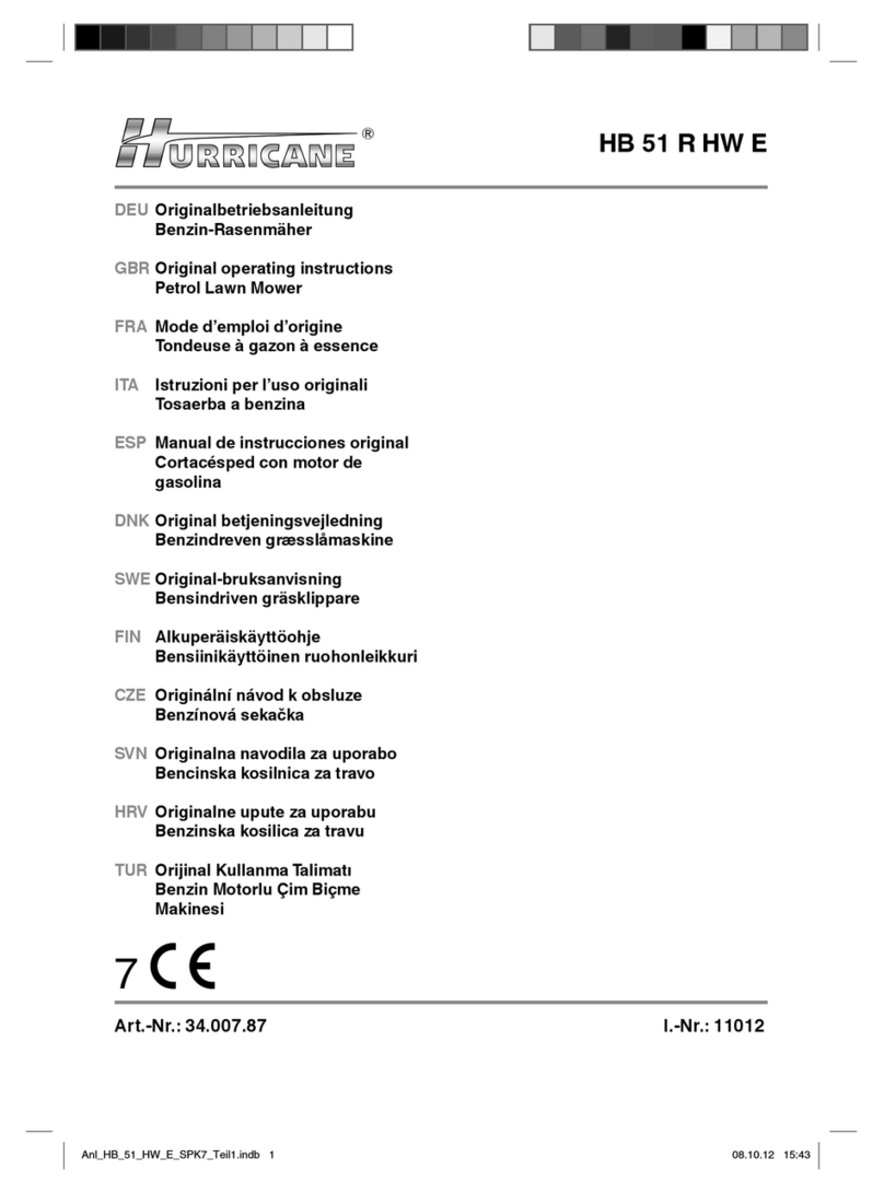 Hurricane HB 51 R HW E Original operating instructions