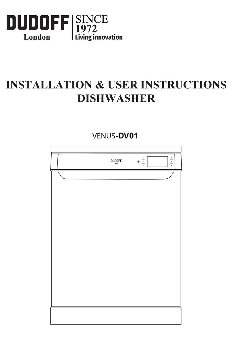 DUDOFF VENUS-DV01 Installation & user's instructions