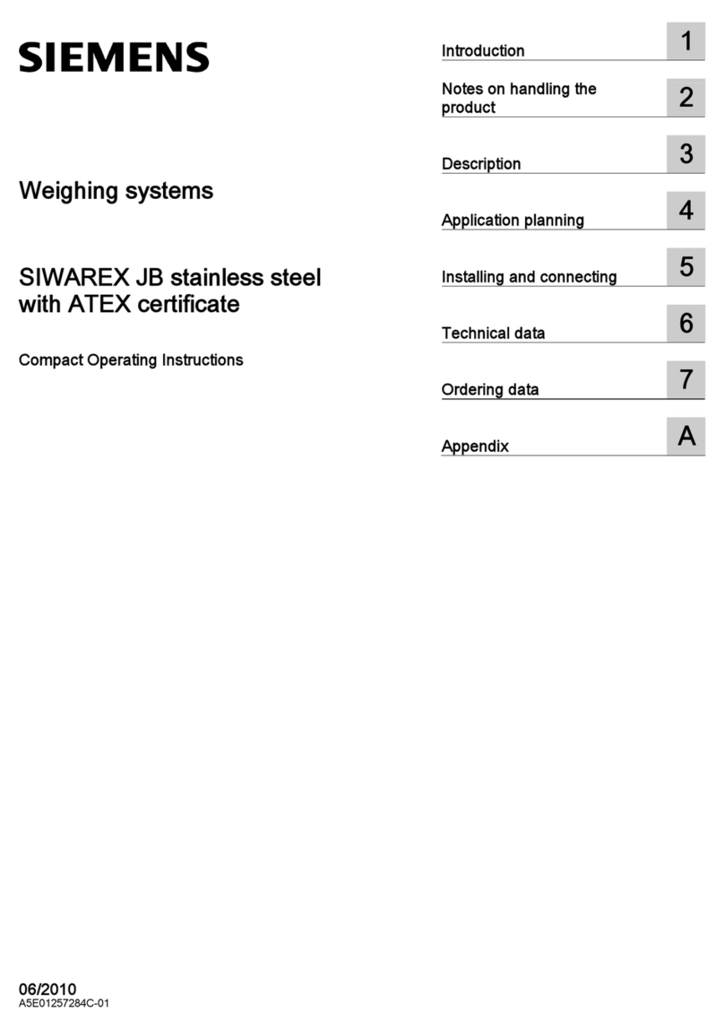 Siemens SIWAREX JB Administrator guide Siemens SIWAREX JB Administrator guide