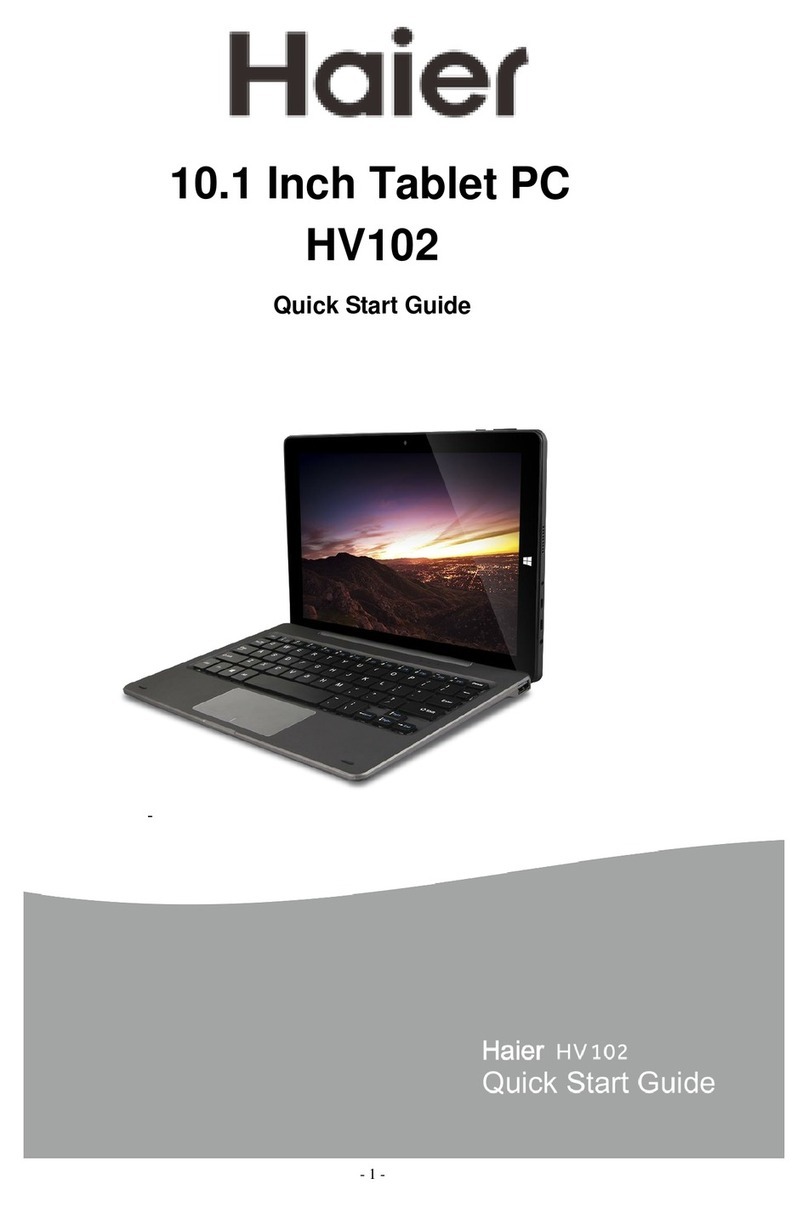 Haier HV102 User manual