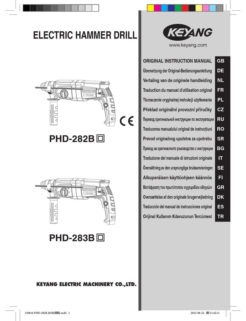 Keyang PHD-282B instruction manual