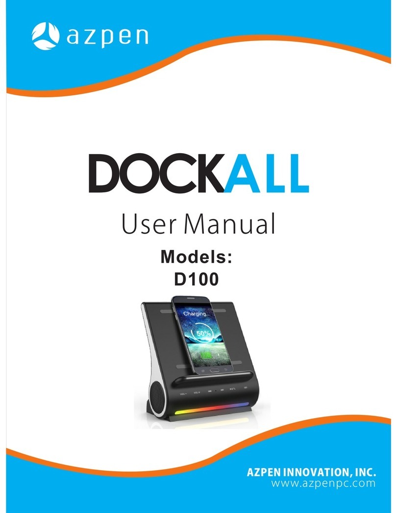 Azpen DOCKAll D100 user manual