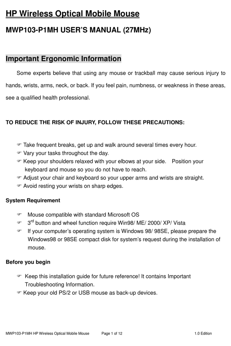 Dexin MWP103-P1MH user manual