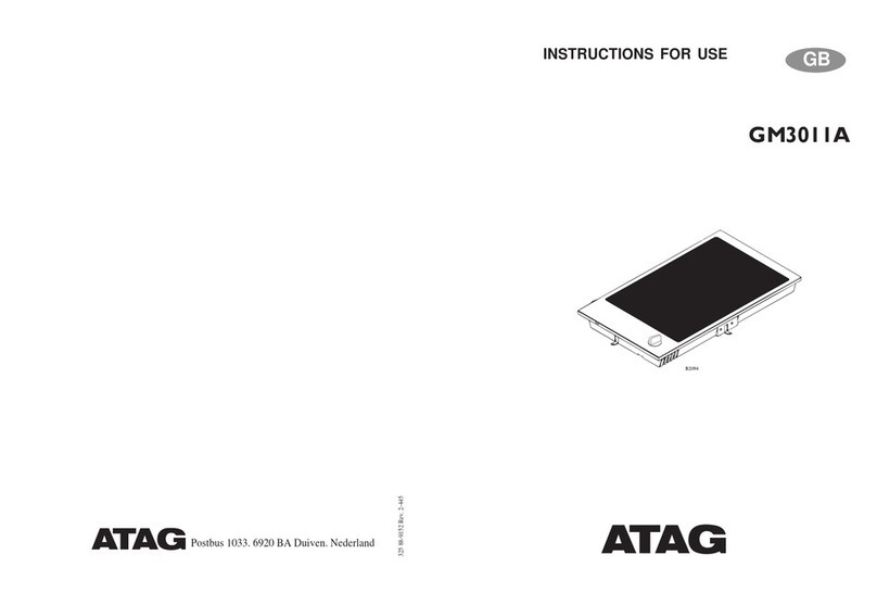 Atag GM3011A User manual Atag GM3011A User manual