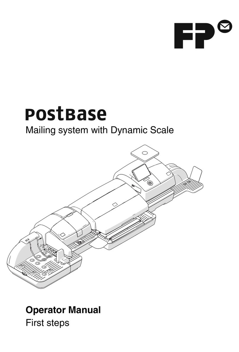 FP PostBase Operator's manual and parts list