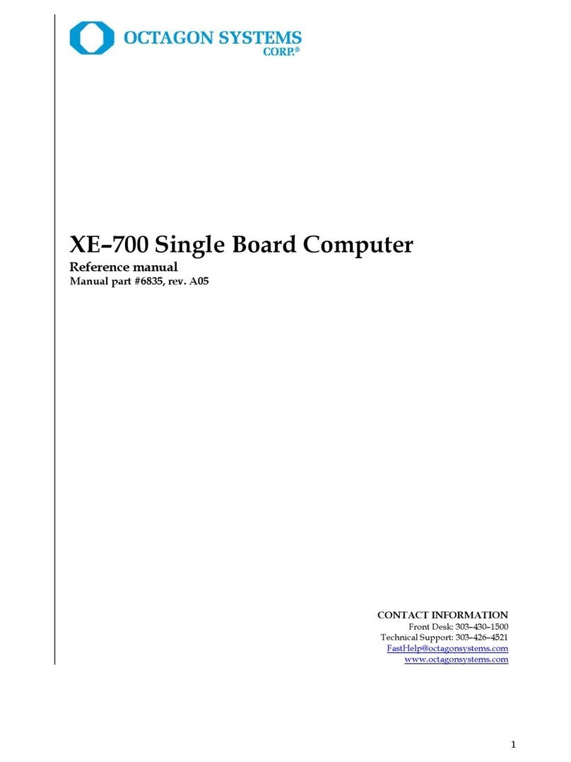 Octagon Systems XE-700 Reference manual