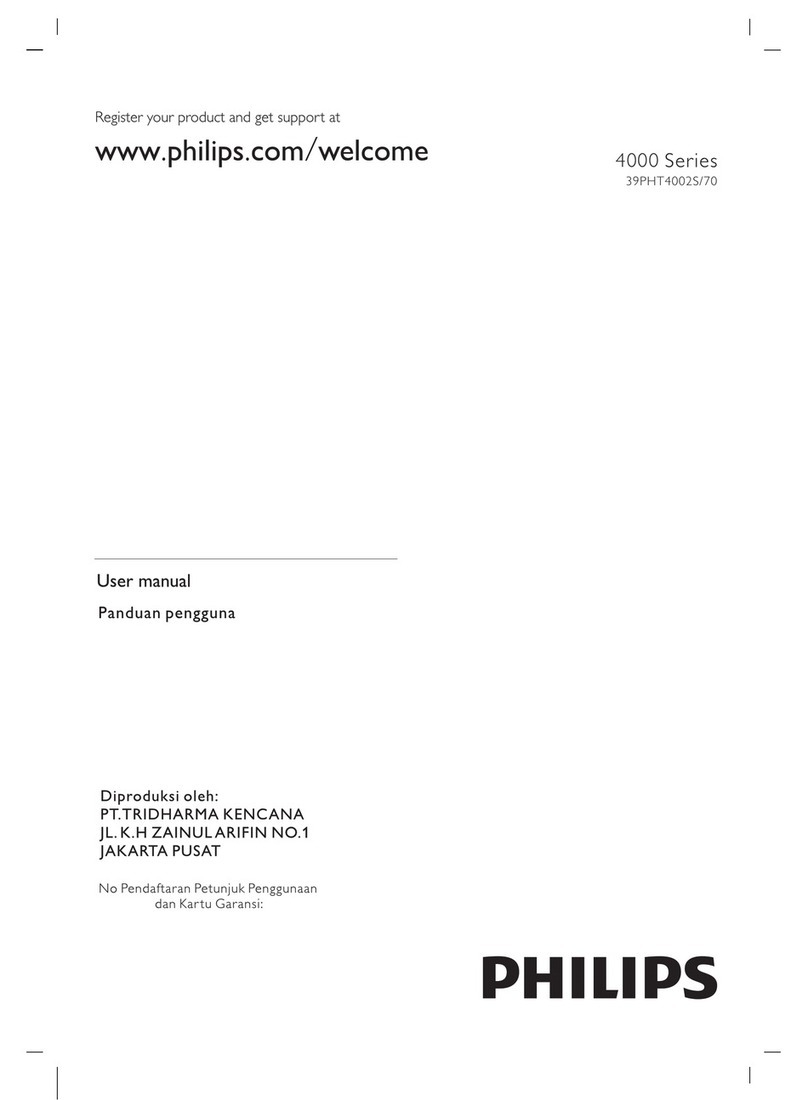 Philips 39PHT4002S/70 User manual