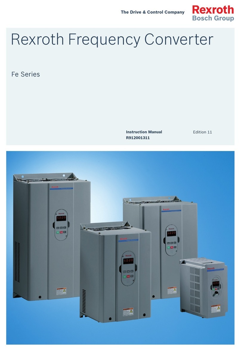 REXROTH Fe Series User manual