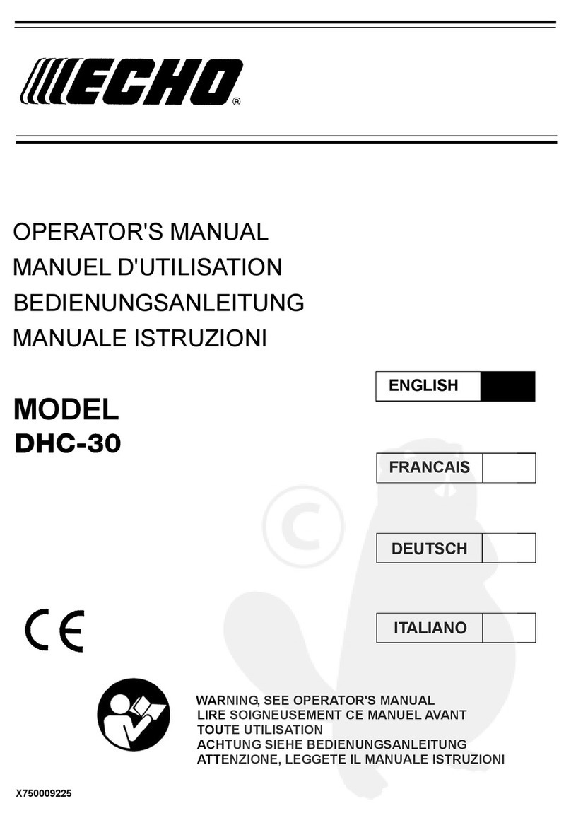 Echo DHC-30 User manual