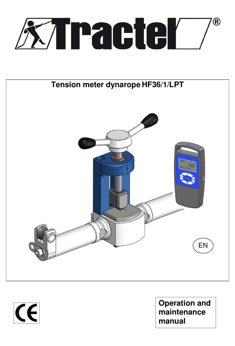 Tractel HF36/1/LPT User manual Tractel HF36/1/LPT User manual