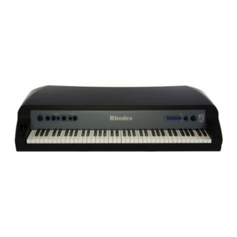 Rhodes Mark 7-73 AM Owner's manual and warranty