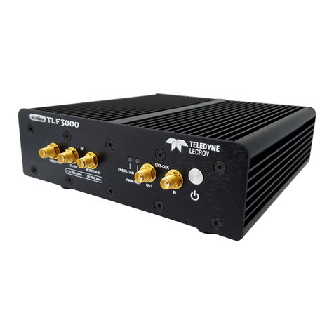 Teledyne Lecroy frontline TLF 3000 Reference manual