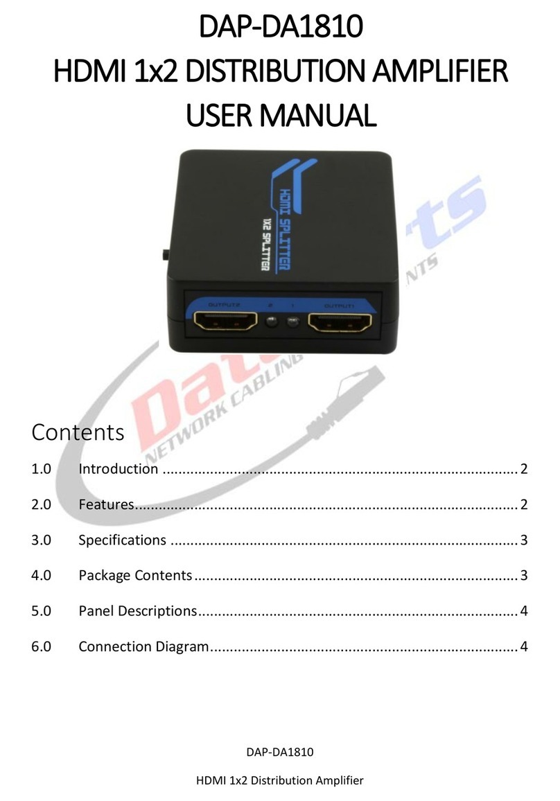 DataParts DAP-DA1810 user manual