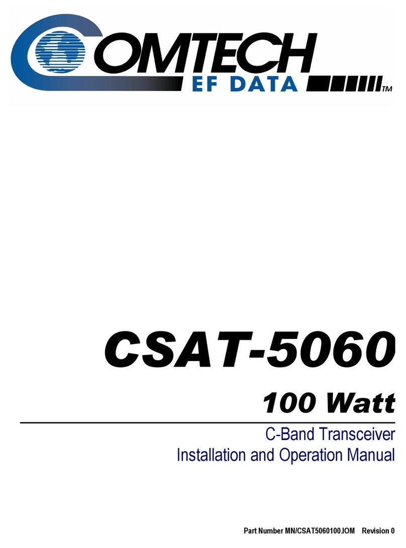 Comtech EF Data CSAT-5060 User manual