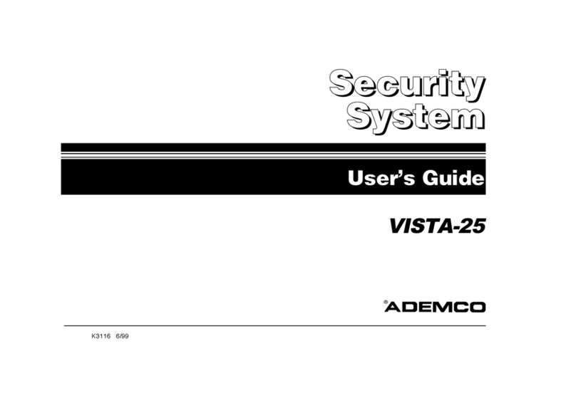 ADEMCO VISTA-25 User manual