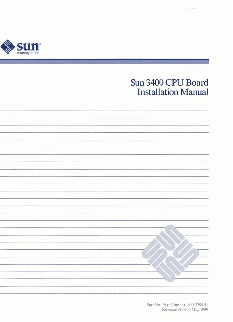 Sun Microsystems 3400 User manual