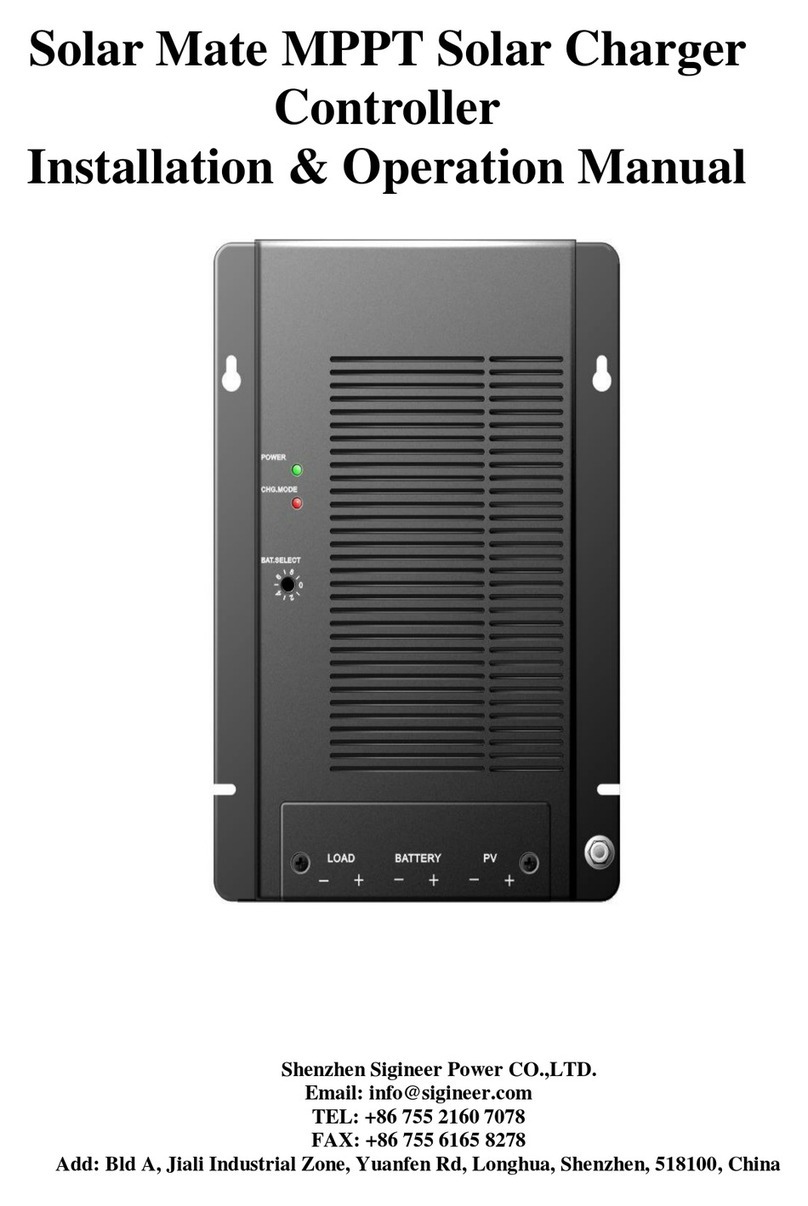 Sigineer Power Solar Mate Installation & operation manual