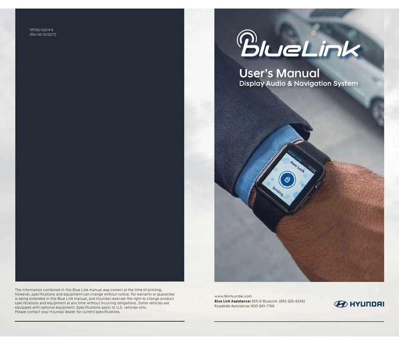 Hyundai BlueLink user manual