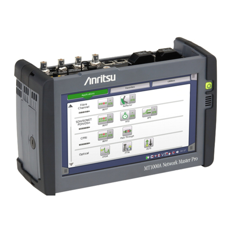Anritsu MT1000A Network Master Pro User manual