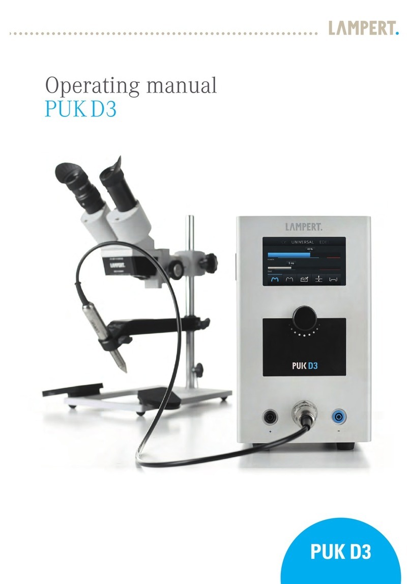 Lampert PUK D3 operating manual