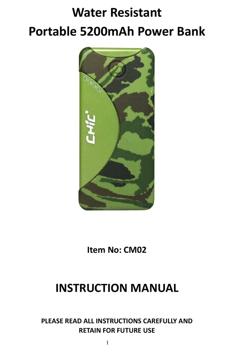 Chic CM02 instruction manual