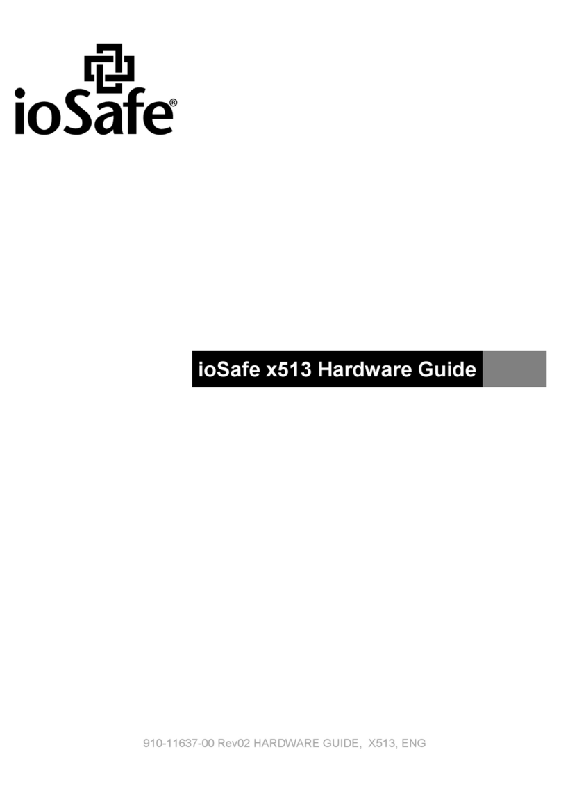ioSafe x513 Installation instructions